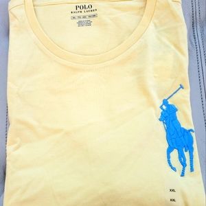 Yellow Big Pony Polo T-Shirt